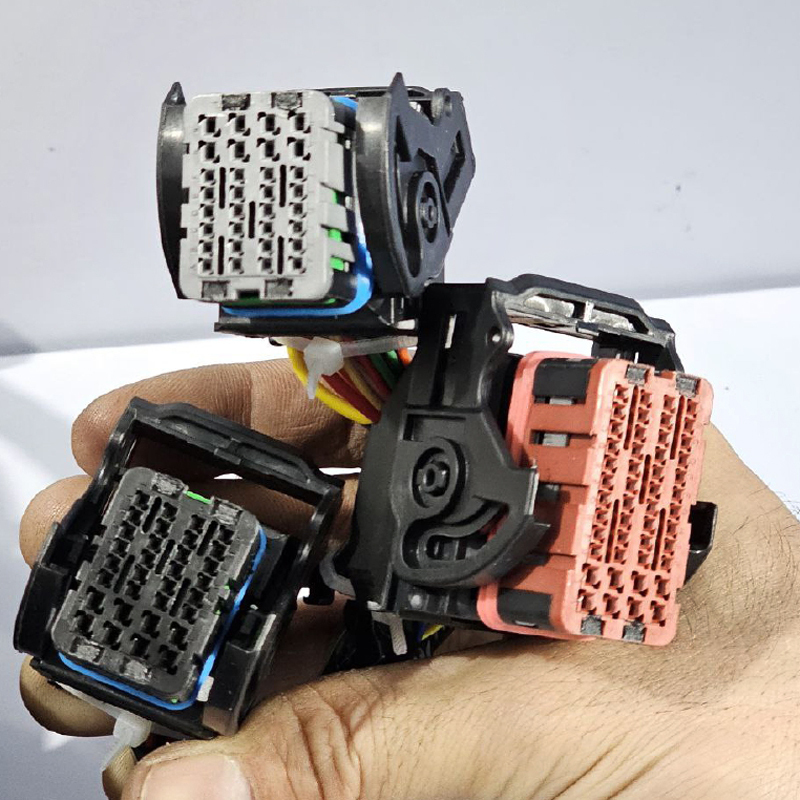  دسته سیم موتور ساژم پراید فن تک دور یگانه کد M13NI67020 