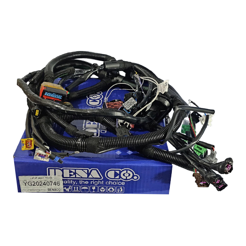  دسته سیم موتور پژو 405 و پارس بدون یونیت فن (کد YG20240746) برند دناکو 