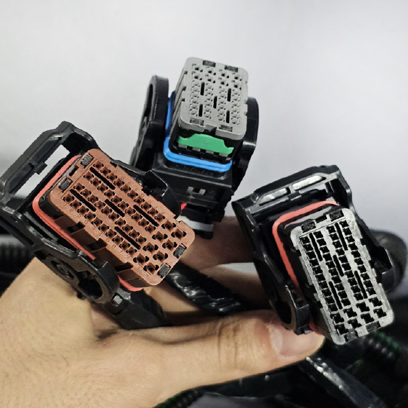  دسته سیم موتور با ایمو بوش سمند EF7 (کد 2277 - 2024) برند دناکو 