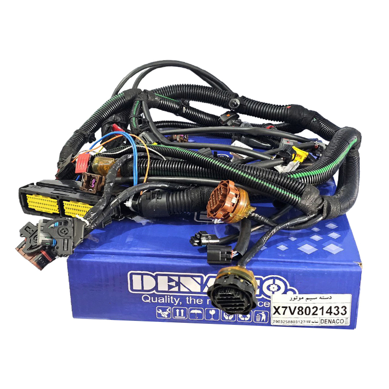  دسته سیم موتور دو گانه زیمنس سوکت کور دناکو مناسب برای پژو 405 و پارس و سمند (کد X7V8021433) 