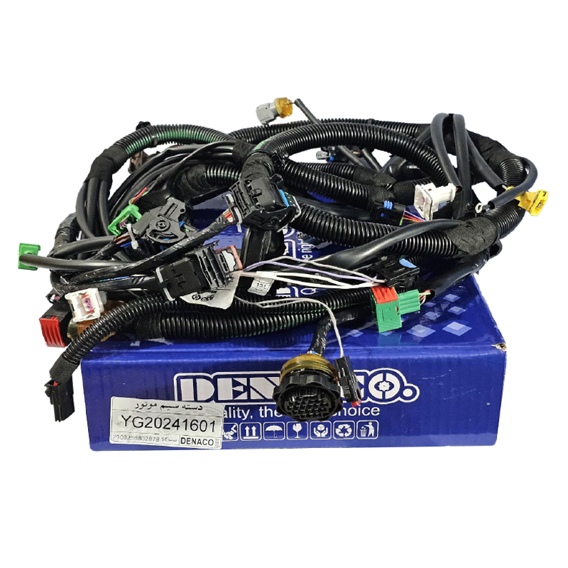  دسته سیم موتور پژو 405 و پارس بدون یونیت فن (کد YG20241601) برند دناکو 