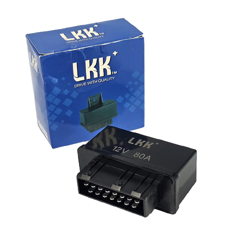  رله دوبل مشکی برند LKK 