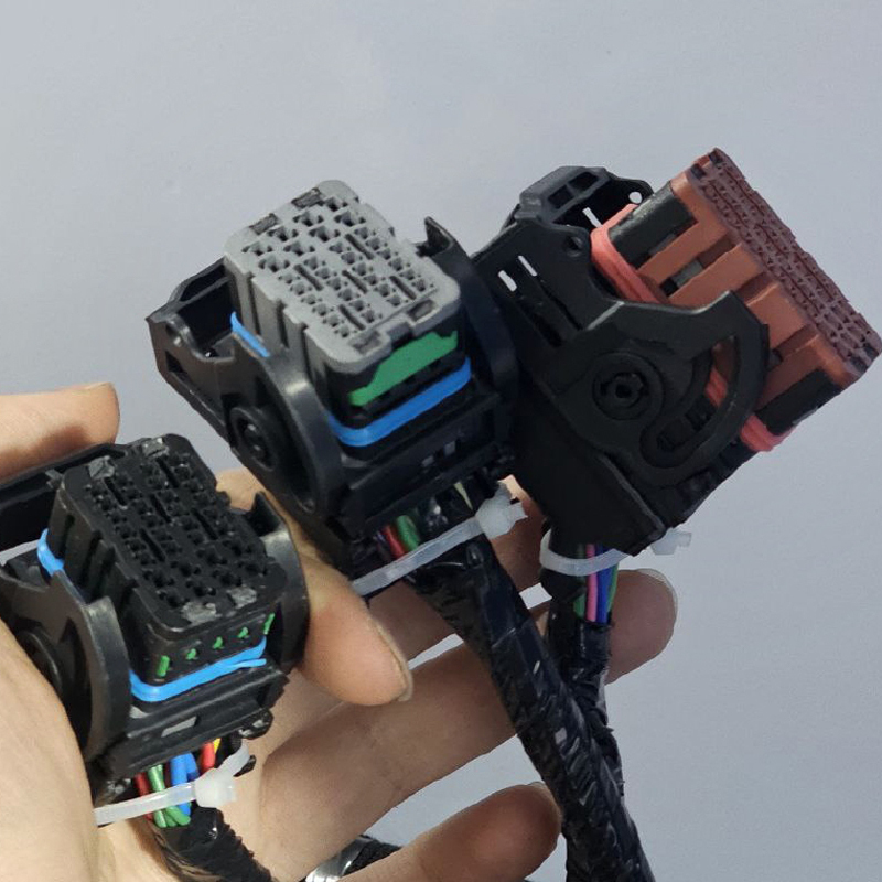  دسته سیم موتور پراید ساژم دوگانه فن 2 دور با ایمو کد SP12F67020_a 