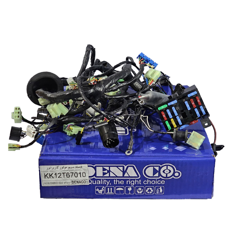  دسته سیم موتور پراید کاربراتور (کد KK12T67010) برند دناکو 