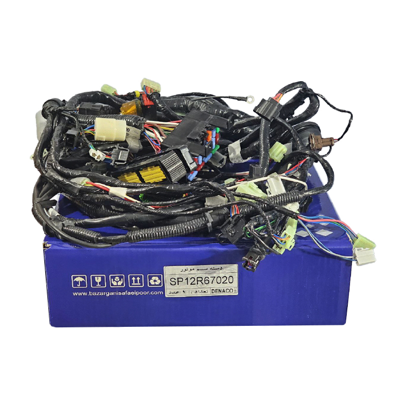  دسته سیم موتور پراید زیمنس دوگانه فن 2 دور با ایمو (کد SP12R67020) برند دناکو 