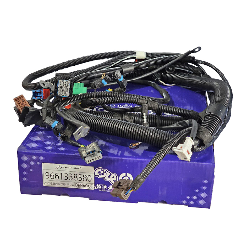  دسته سیم موتور پژو 206 صندوق دار TU5 بدون ABS (کد 9661338580) برند دناکو 