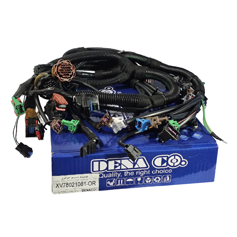  دسته سیم موتور سمند با یونیت فن (کد XV78021081 - OR) برند دناکو 