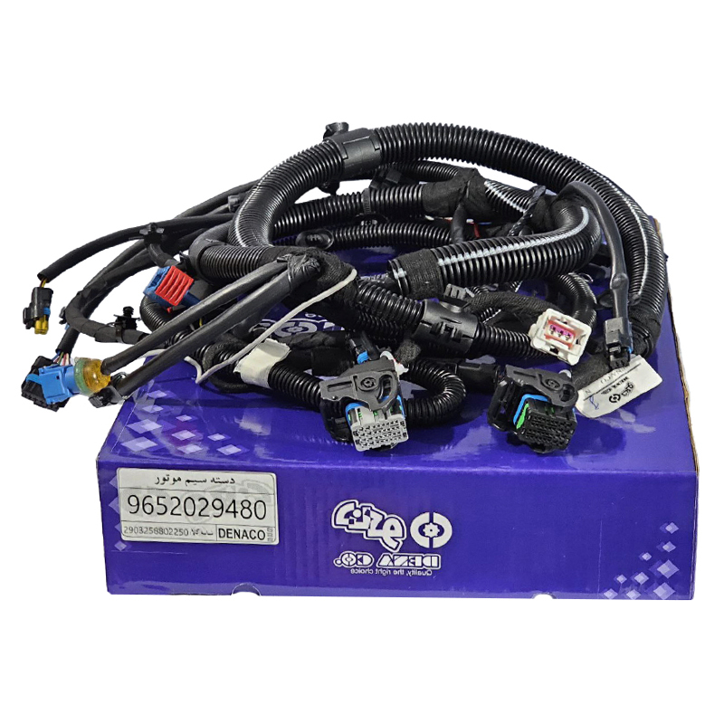  دسته سیم موتور پژو 206 تیپ 5 بوش ECU 7.4.4 (کد 9652029480) برند دناکو 