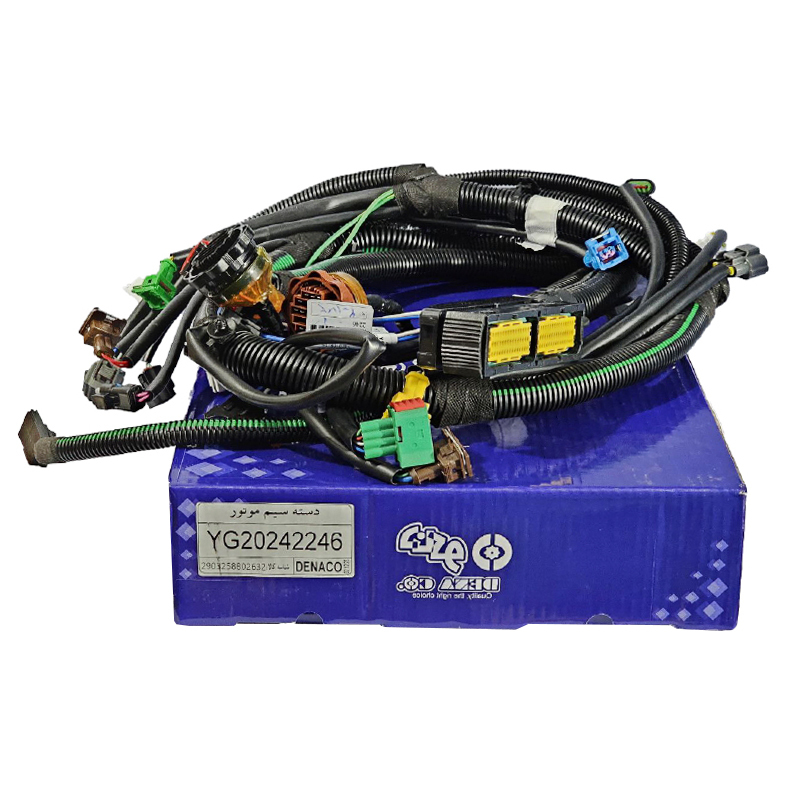  دسته سیم موتور زیمنس پژو 405 و پارس و سمند با سنسور اکسیژن ساژم (کد YG20242246) برند دناکو 