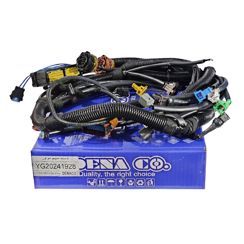  دسته سیم موتور زیمنس یگانه پژو 405 و پارس با سنسور اکسیژن زیمنس (کد YG20241928) برند دناکو 